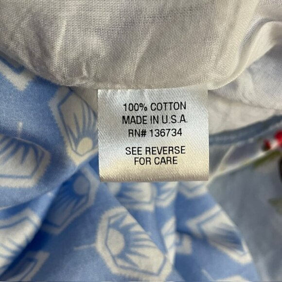 Persifor Clare Dress Flutter Sleeve Shift Sunrise in Crystal Blue Cotton Small - Picture 11 of 12